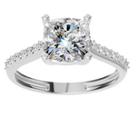 Load image into Gallery viewer, Cushion Pave Ring