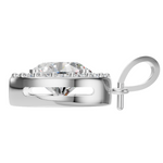 Load image into Gallery viewer, 1CT round pendant white