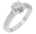 Load image into Gallery viewer, Double Side Stones Shank Ring
