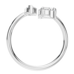 Load image into Gallery viewer, Pear Oval Duo Ring