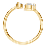 Load image into Gallery viewer, Pear Oval Duo Ring