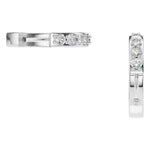 Load image into Gallery viewer, Diamond Hoop Earrings