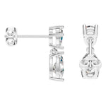 Load image into Gallery viewer, Drop Diamond Earrings