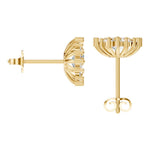 Load image into Gallery viewer, Pear Halo Studs