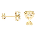 Load image into Gallery viewer, Heart Halo Studs