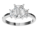 Load image into Gallery viewer, Emerald Curvy Eternity Basket