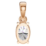 Load image into Gallery viewer, Oval Solitaire Pendant - NE1164