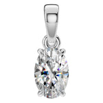Load image into Gallery viewer, Oval Solitaire Pendant - NE1164