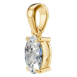 Load image into Gallery viewer, Oval Solitaire Pendant - NE1164