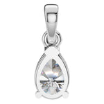 Load image into Gallery viewer, Pear Solitaire Pendant - NE1164