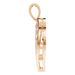 Load image into Gallery viewer, Heart pendant NE-8265-RO001