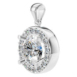 Load image into Gallery viewer, Round Halo Pendant