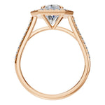 Load image into Gallery viewer, Emerald Double Halo Ring