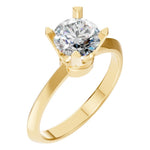 Load image into Gallery viewer, Classic Lumière Solitaire Ring