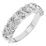 Load image into Gallery viewer, Oval Half Eternity Ring