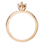 Load image into Gallery viewer, Pear Pavé Ring