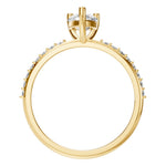 Load image into Gallery viewer, Pear Pavé Ring