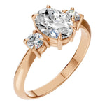 Load image into Gallery viewer, Trilogy Oval Grace Ring