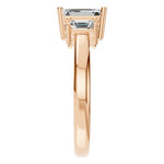 Load image into Gallery viewer, Emerald Curve Eternity Ring