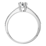 Load image into Gallery viewer, Double Pavé Solitaire Ring - RI5676