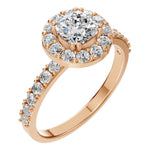 Load image into Gallery viewer, Cushion Halo Radiance Ring - RI7593