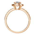 Load image into Gallery viewer, Cushion Halo Radiance Ring - RI7593