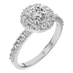 Load image into Gallery viewer, Cushion Halo Radiance Ring - RI7593