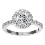 Load image into Gallery viewer, Cushion Halo Radiance Ring - RI7593
