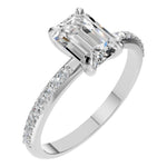 Load image into Gallery viewer, Emerald Halo Grace Ring