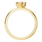 Load image into Gallery viewer, Classic Bezel Solitaire Ring