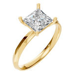 Load image into Gallery viewer, Princess Cut Solitaire Ring