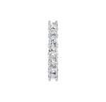 Load image into Gallery viewer, 0.15 CTT Curvy Eternity Ring-WHITE