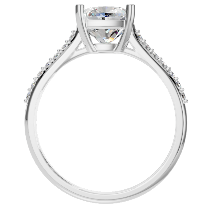 Cushion Pave Ring