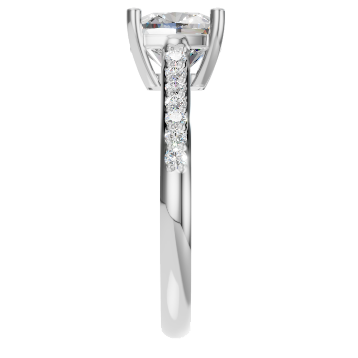 Cushion Pave Ring