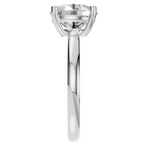 Load image into Gallery viewer, 2 CT Solitaire Round Lab Grown + Groove Method 1.8g 18k gold-WHITE