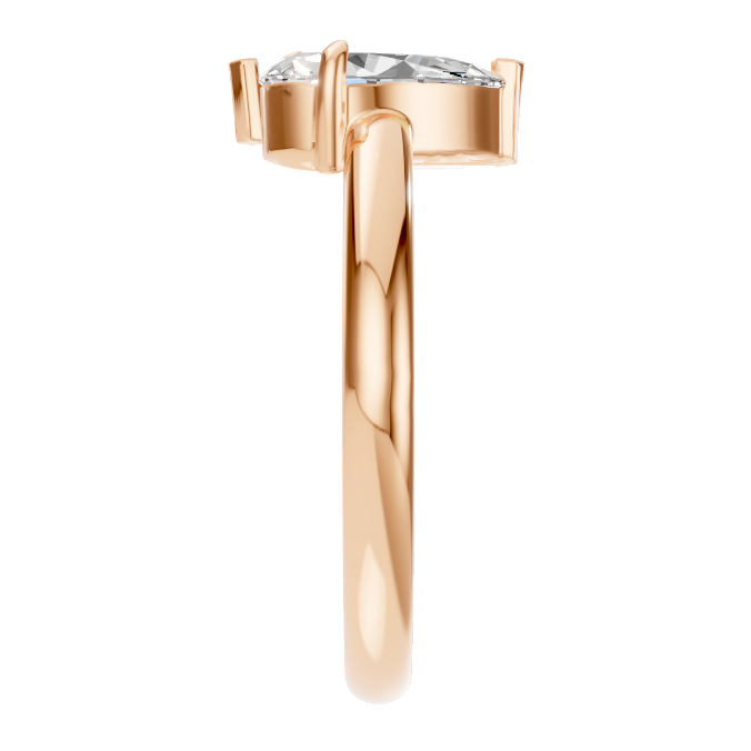 Pear Oval Duo Ring