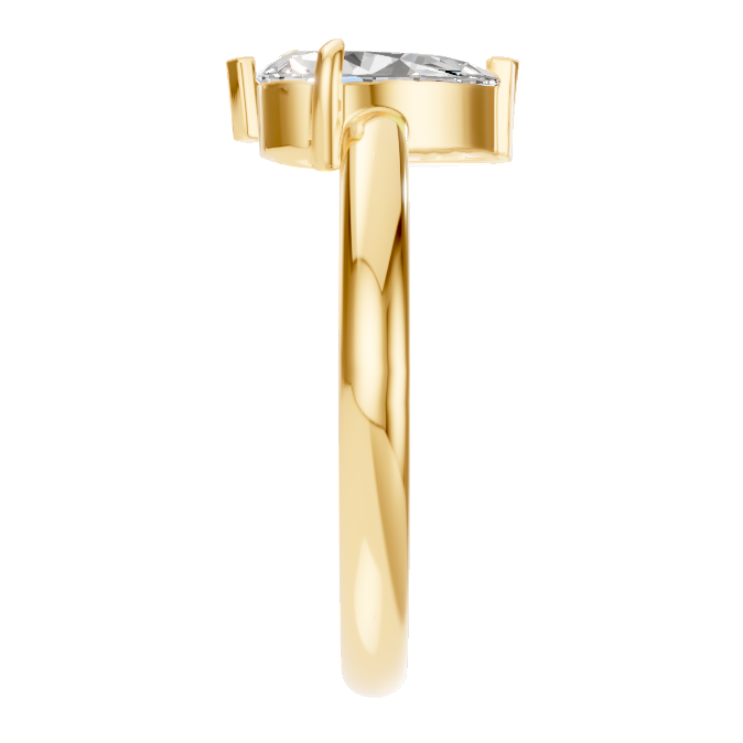 Pear Oval Duo Ring
