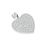 Load image into Gallery viewer, Amora Pavé Heart Pendant