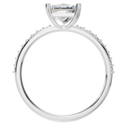 5.5x5.5 Princess Cut Solitaire-WHITE
