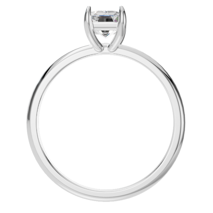 Emerald Essence Solitaire Ring