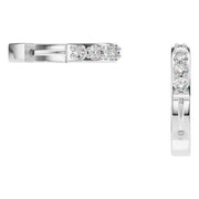 Diamond Hoop Earrings