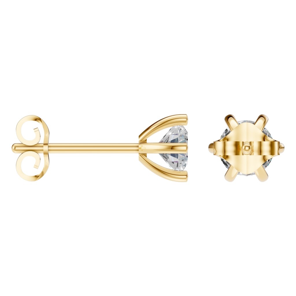 The Six Prongs Stud Earrings - EA4293