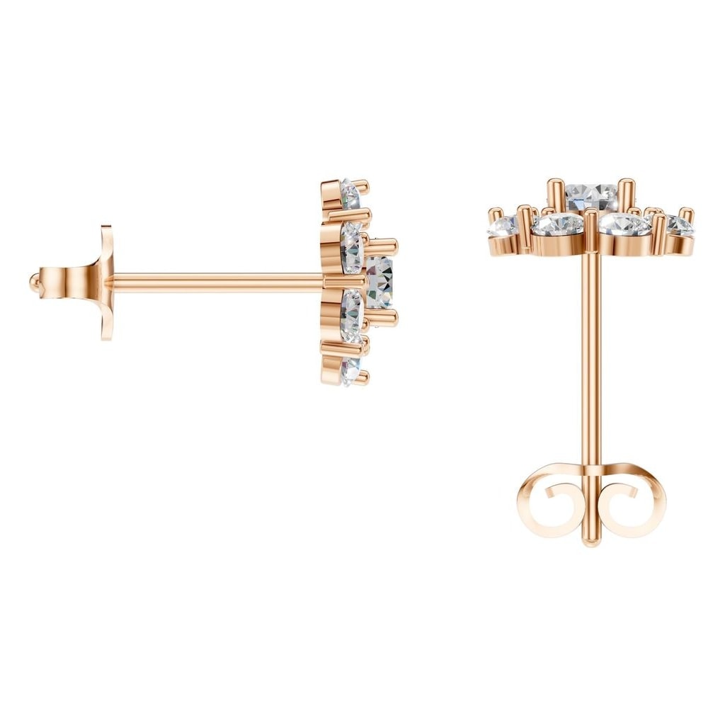 Flower Diamond Studs
