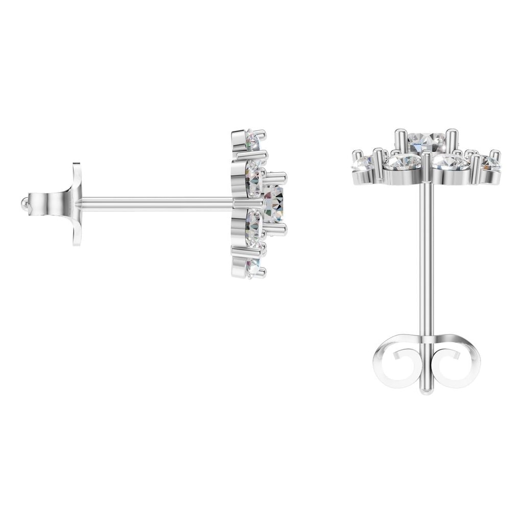 Flower Diamond Studs