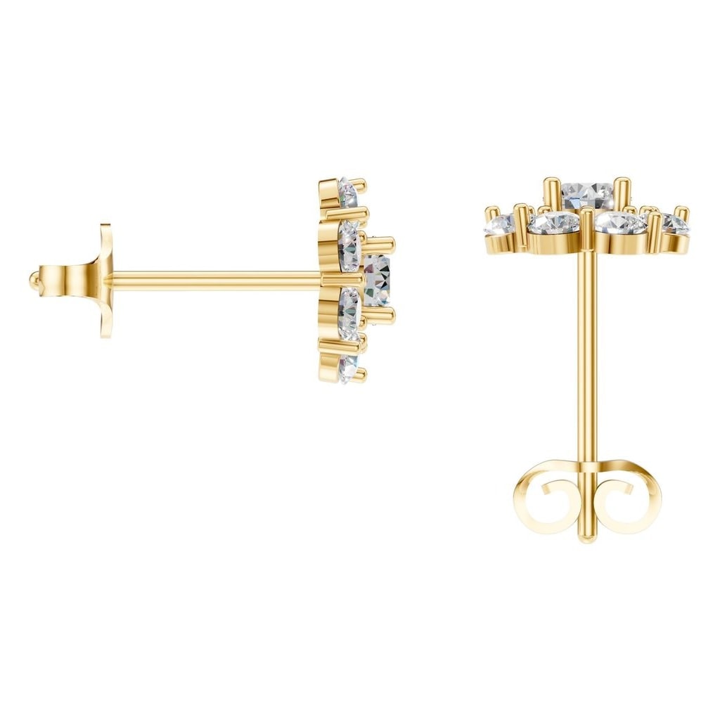 Flower Diamond Studs