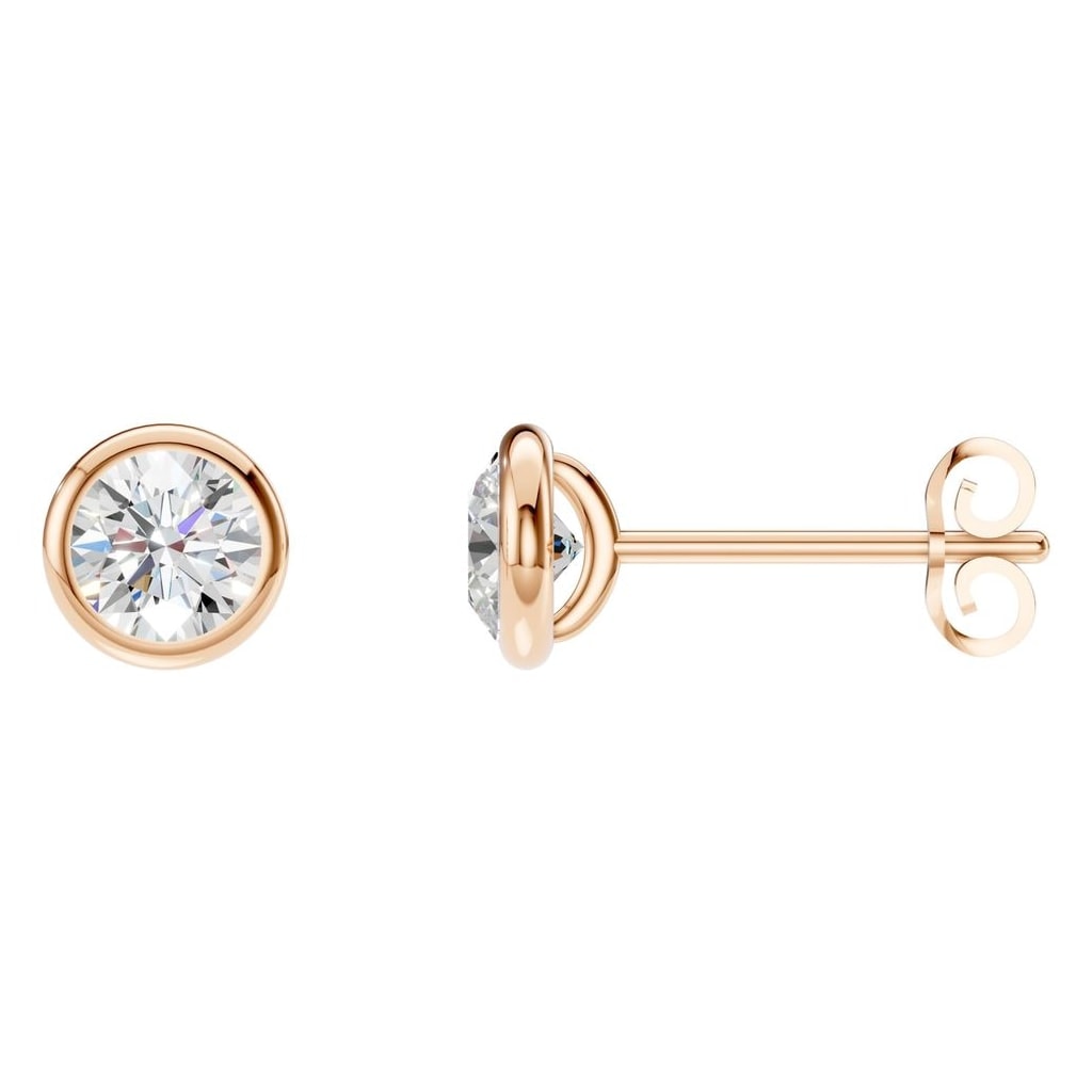 Luna Bezel Studs
