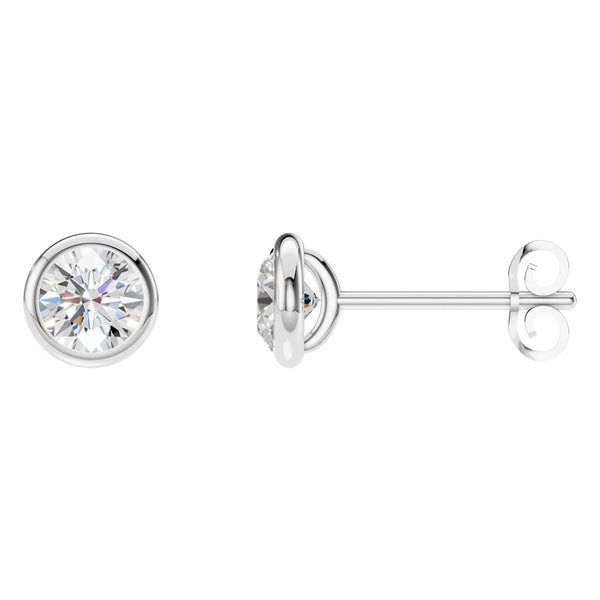Luna Bezel Studs