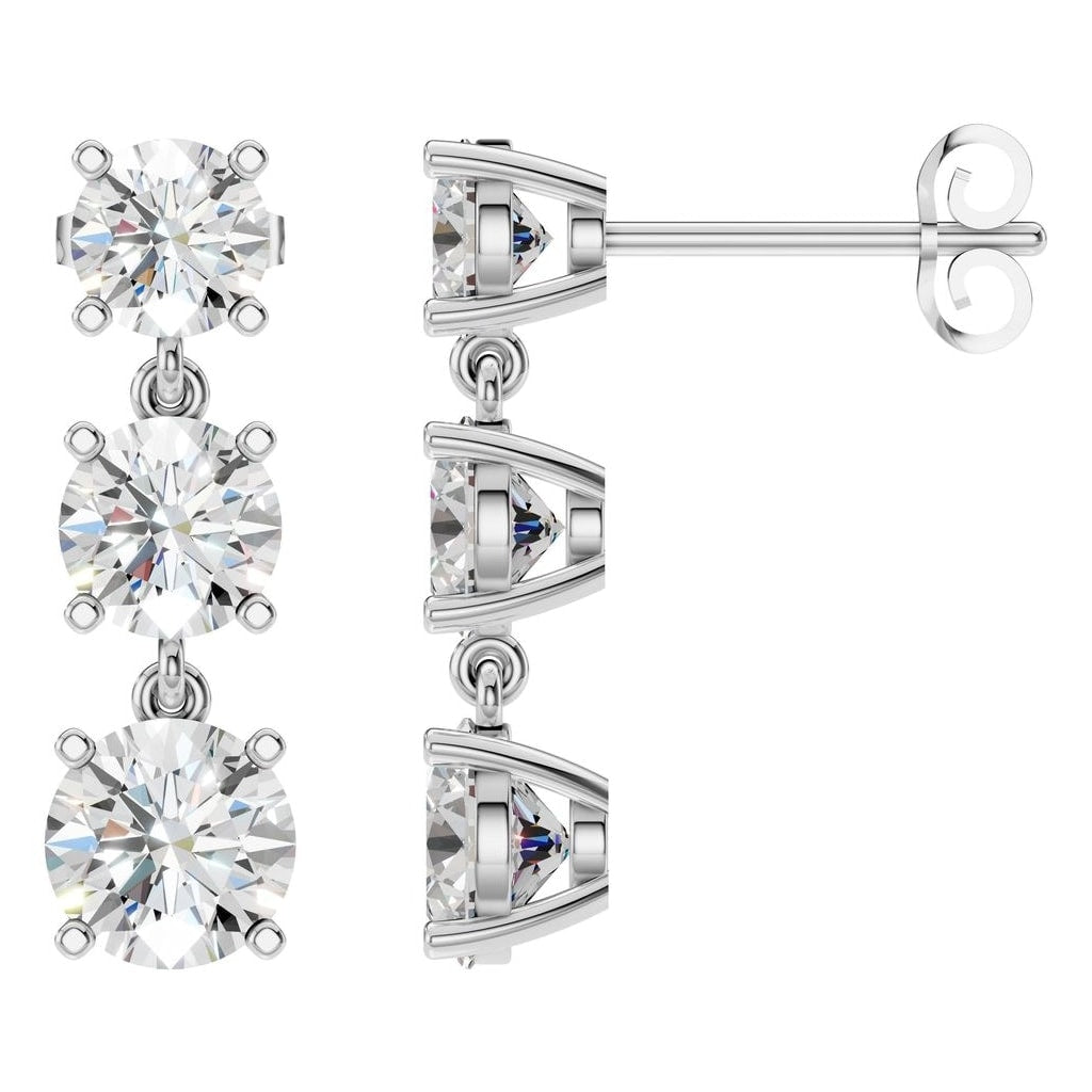 Graduated Drop Earrings