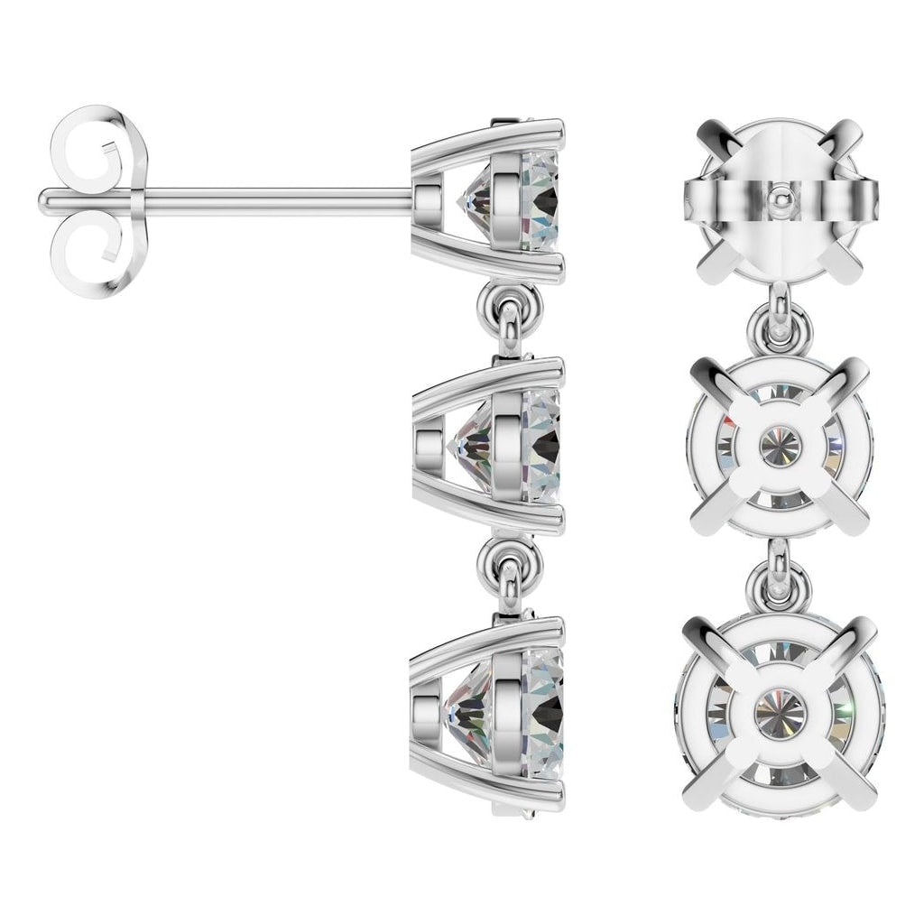 Graduated Drop Earrings
