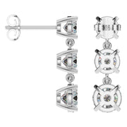 Graduated Drop Earrings